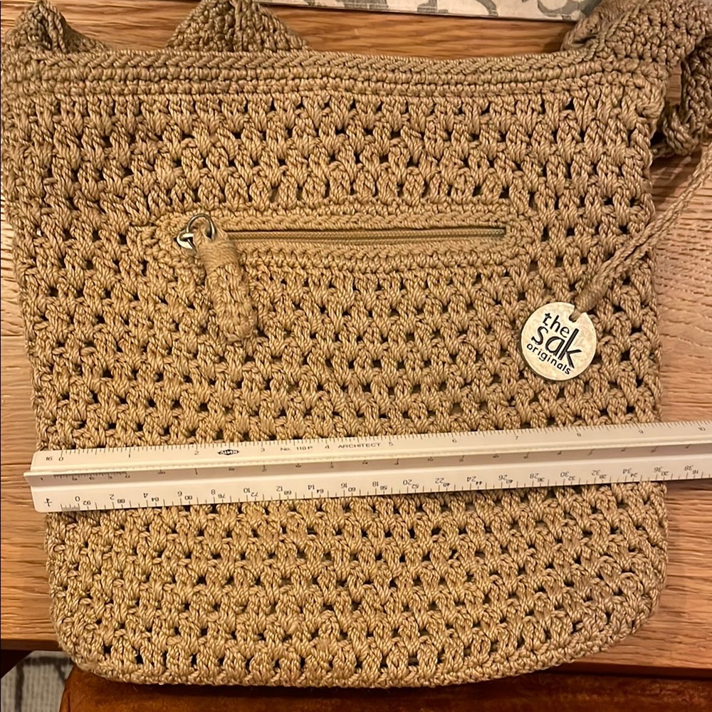 The Sak Crochet Crossbody Bag in Tan - Picture 2 of 2